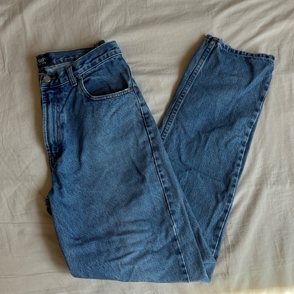 Chap’s straight-leg blue jeans
